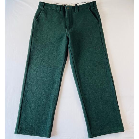 Codet Wool Blend Hunting Pants men’s size 34x25.5 Green - Picture 1 of 8